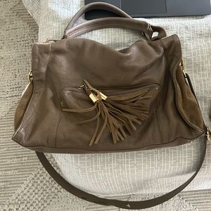SANDRO leather shoulder or cross body bag